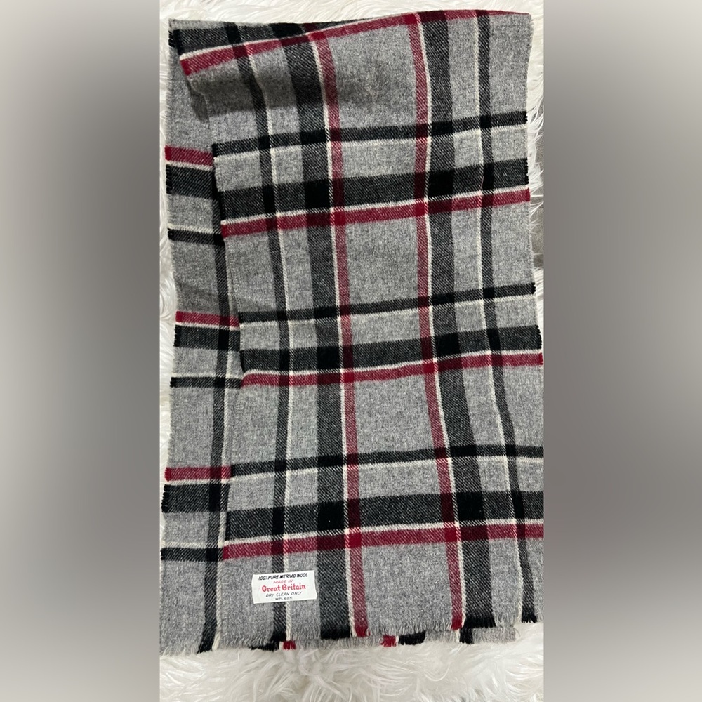 Merino 100% Wool Scarf made in Great Britain